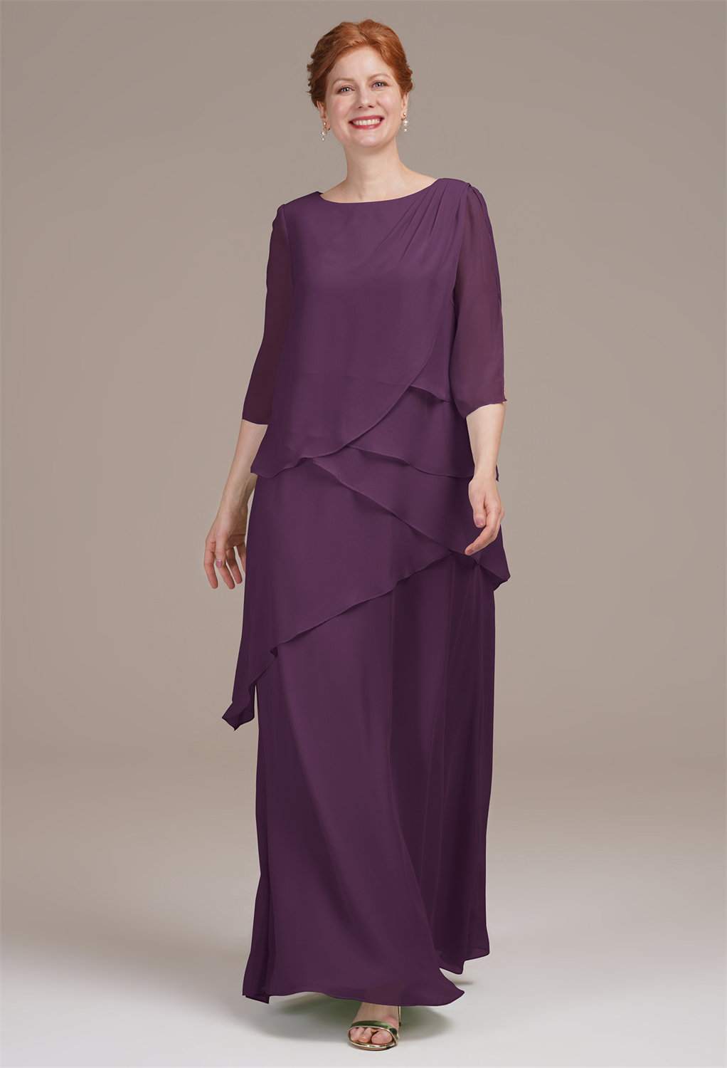 AW Eloise Grape  Mother of the Bride Dresses