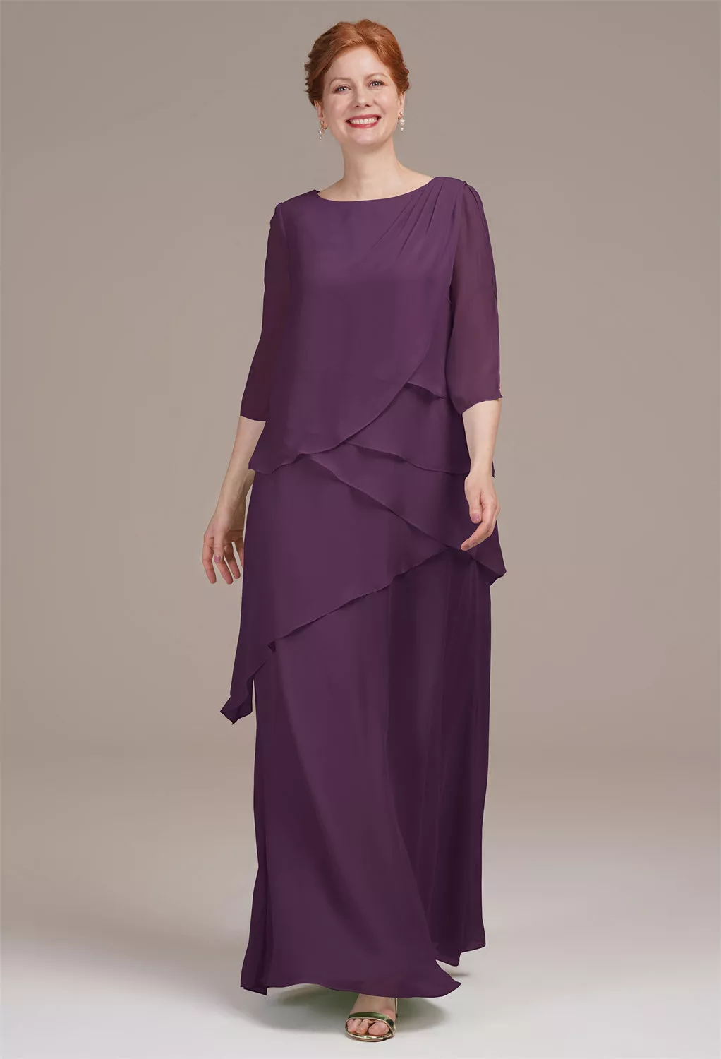 AW Eloise Grape  Mother of the Bride Dresses