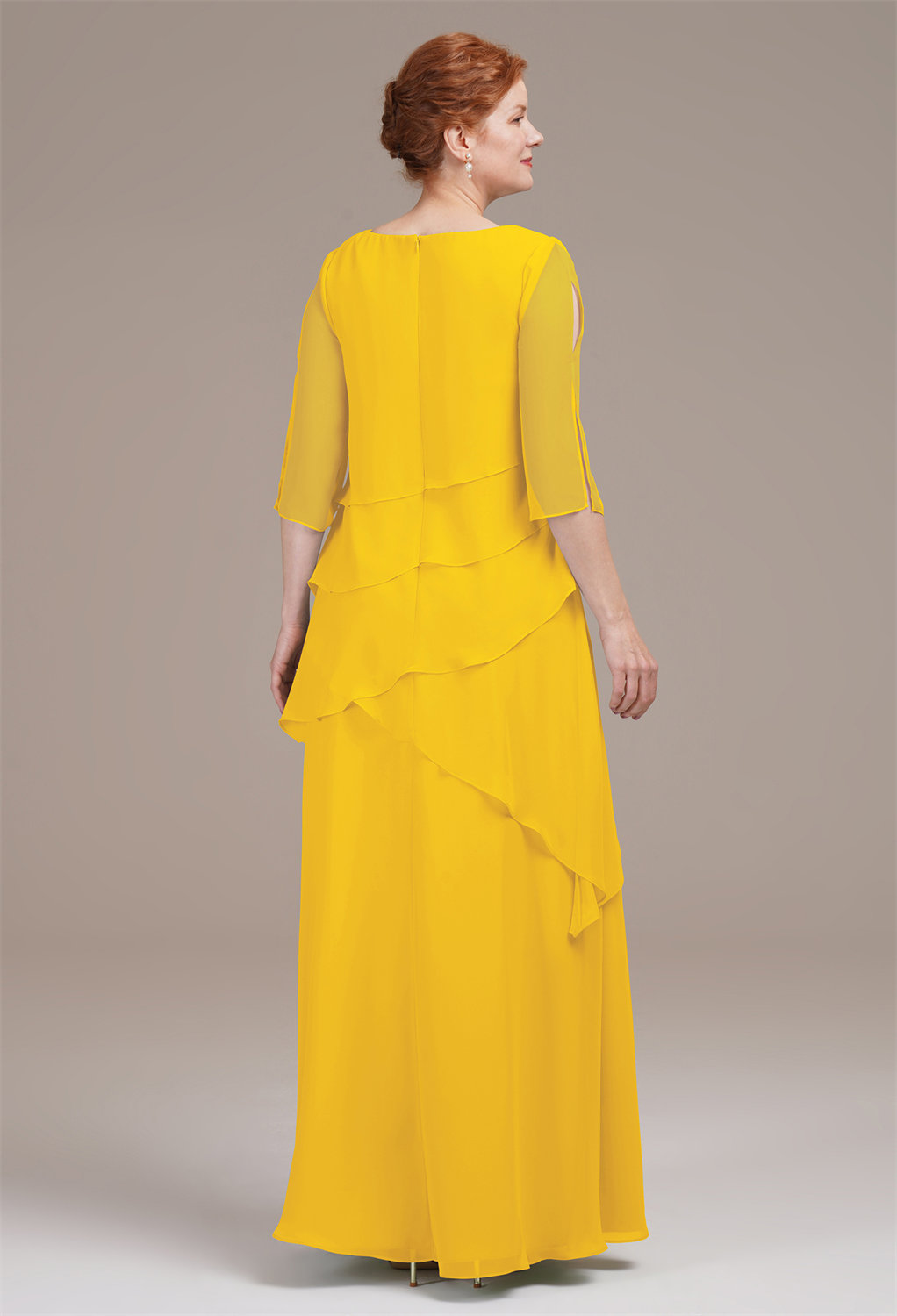 AW Eloise Mustard Yellow  Mother of the Bride Dresses