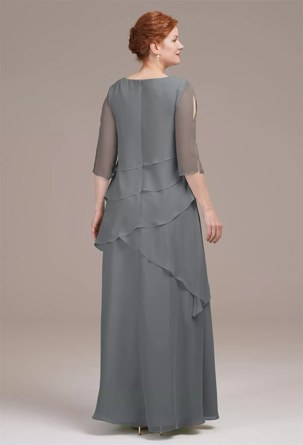 AW Eloise Steel Gray  Mother of the Bride Dresses