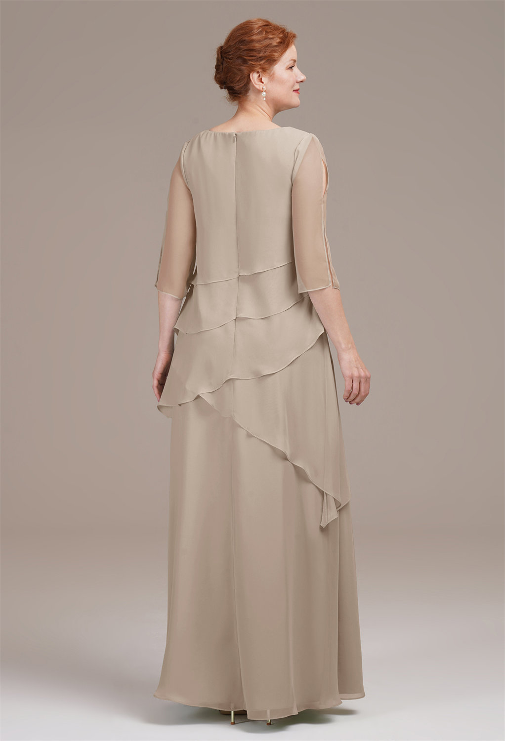 AW Eloise Taupe  Mother of the Bride Dresses