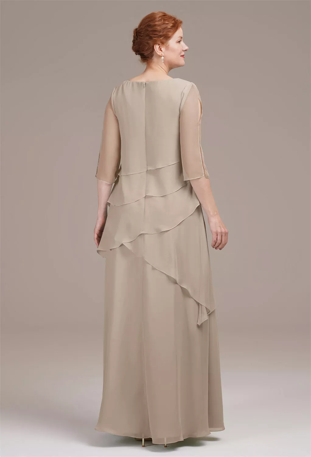 AW Eloise Taupe  Mother of the Bride Dresses