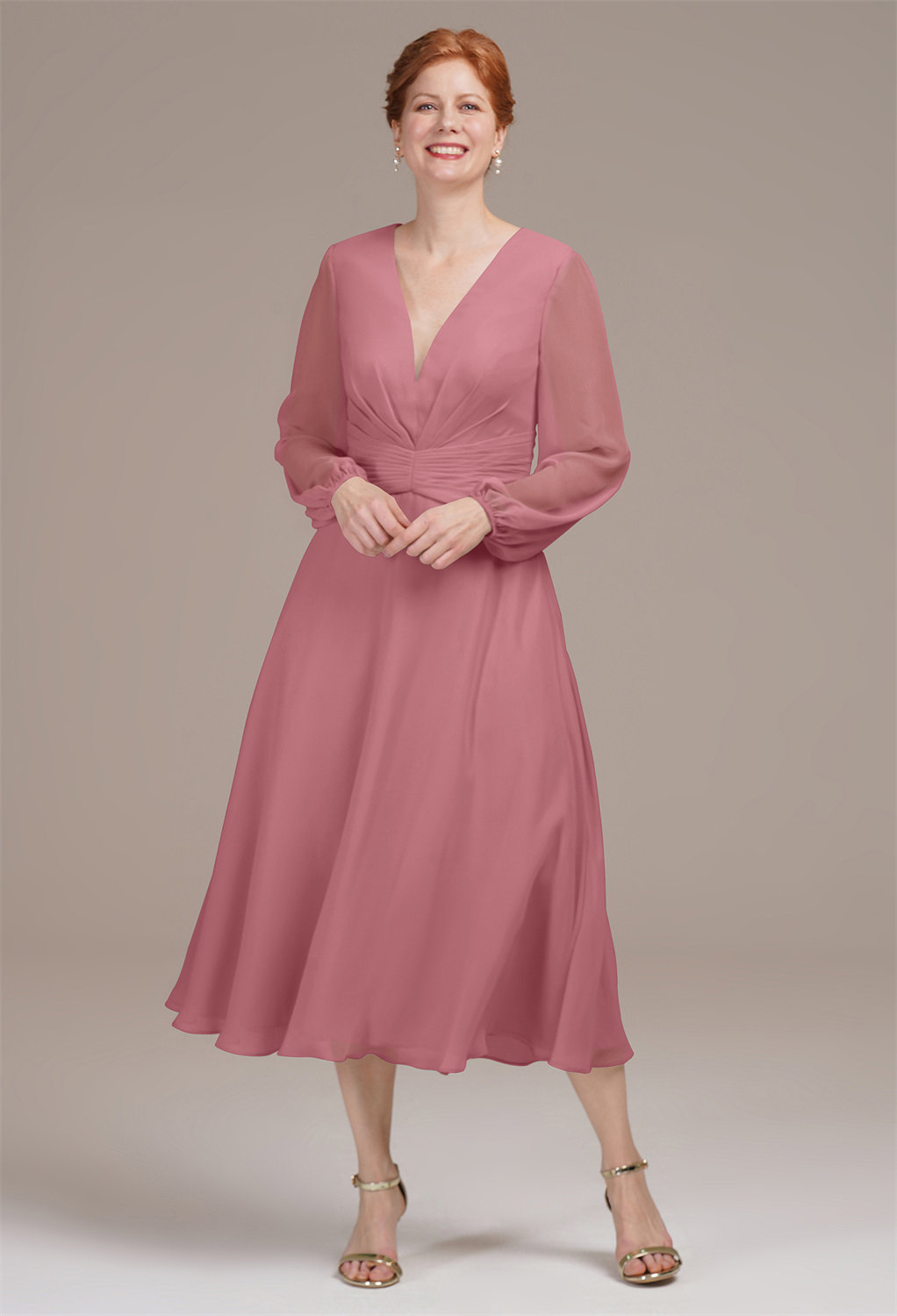 AW Fernanda Desert Rose  Mother of the Bride Dresses