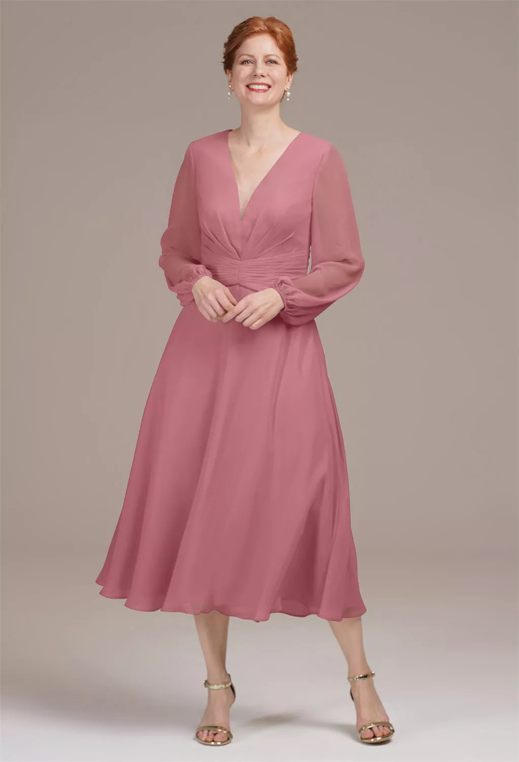 AW Fernanda Desert Rose  Mother of the Bride Dresses