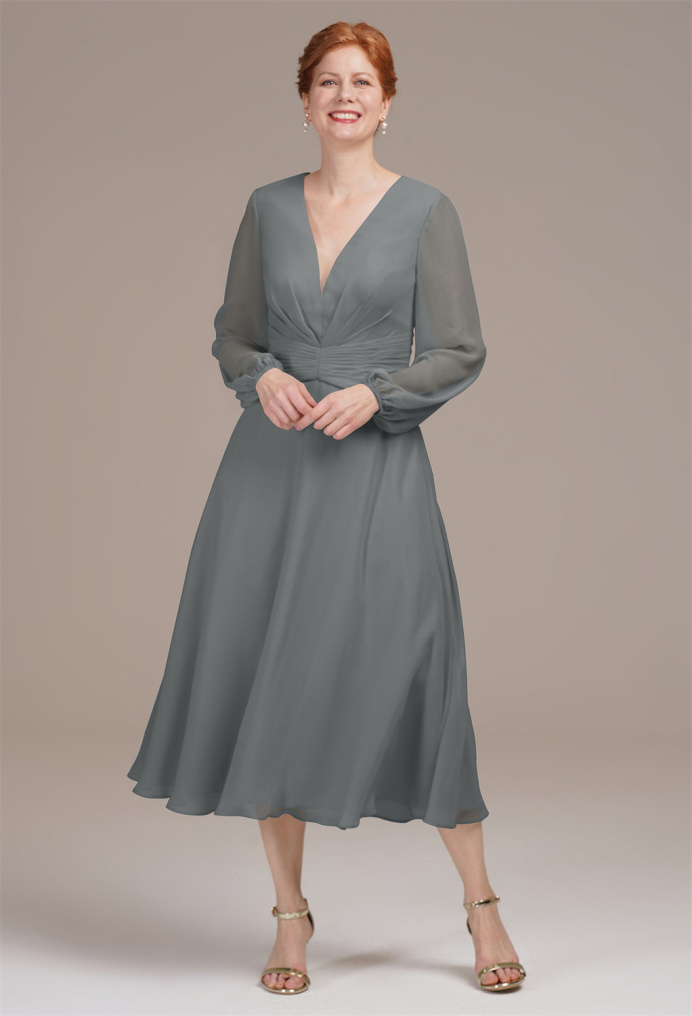 AW Fernanda Steel Gray  Mother of the Bride Dresses