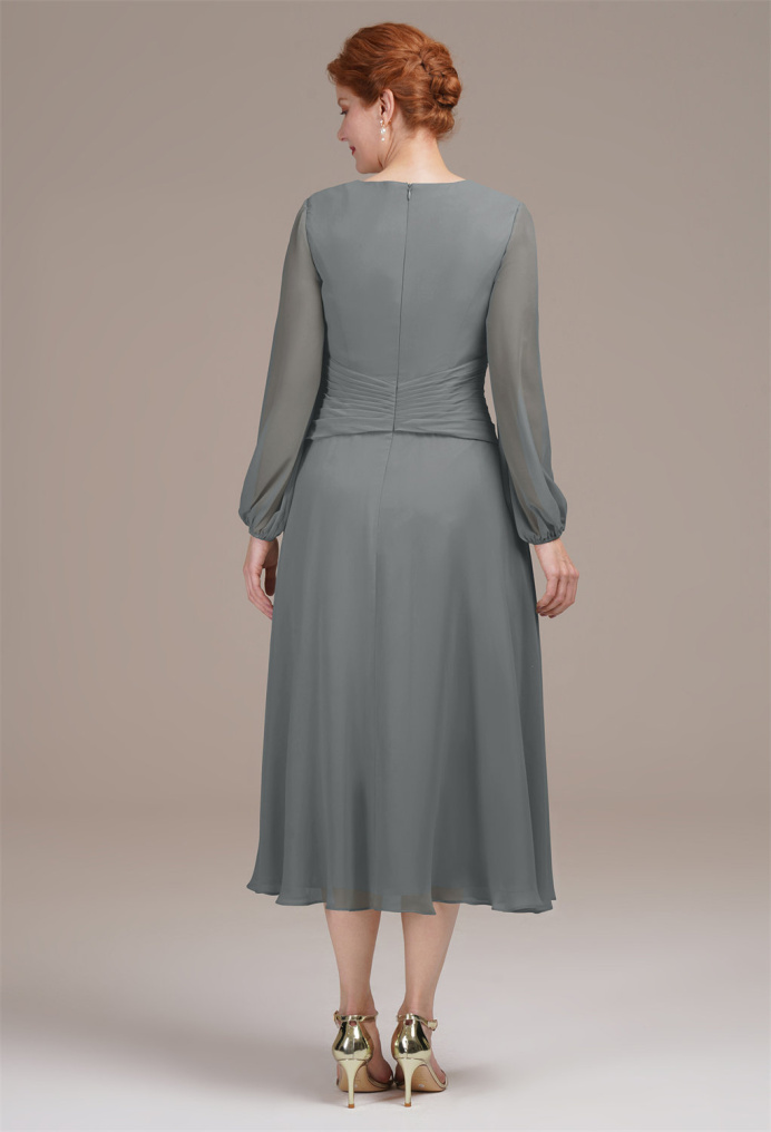 AW Fernanda Steel Gray  Mother of the Bride Dresses