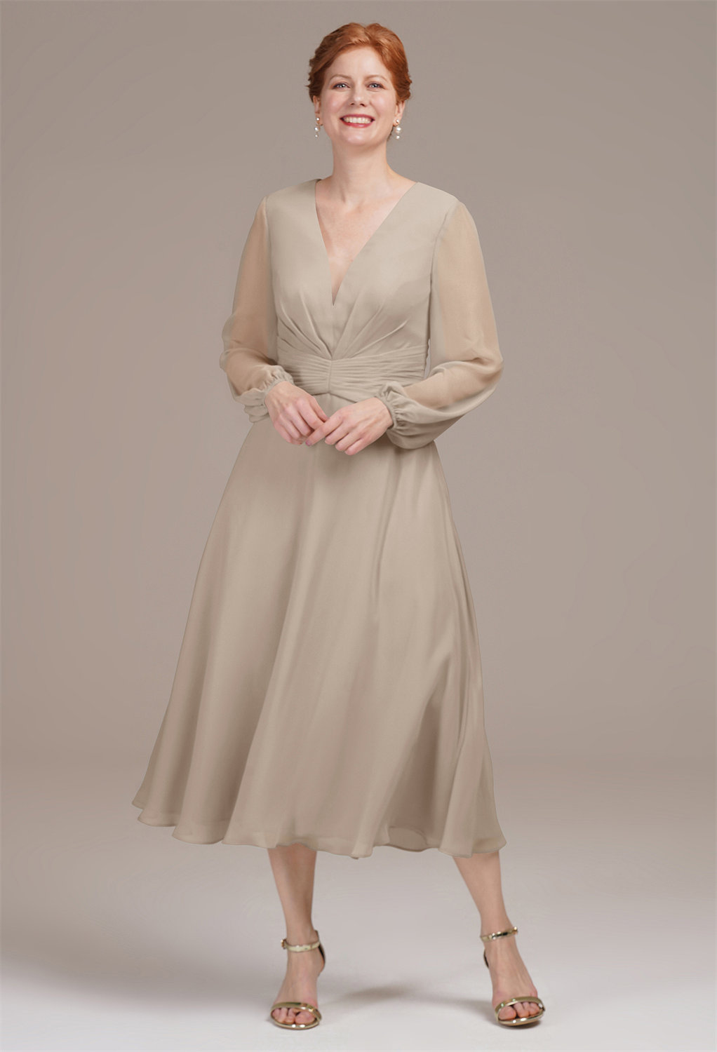 AW Fernanda Taupe  Mother of the Bride Dresses