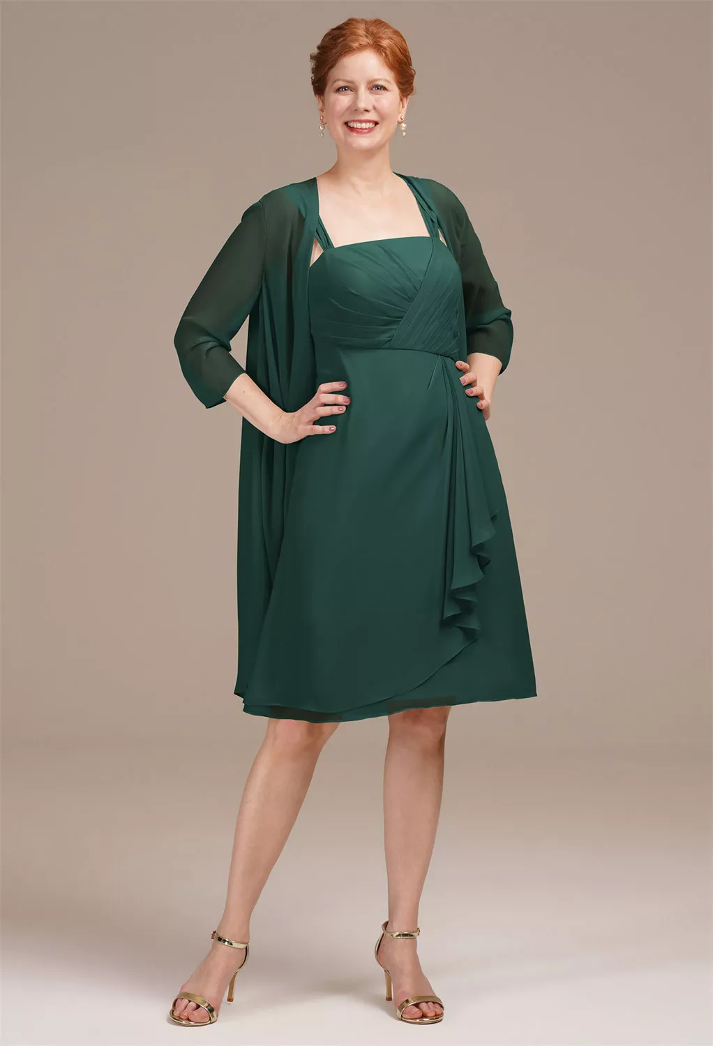 AW Sterope Dark Emerald  Mother of the Bride Dresses