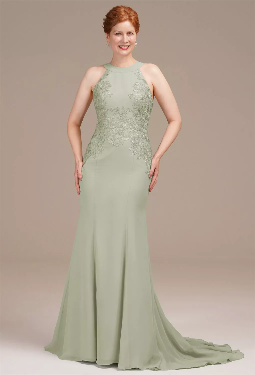 AW Seraphina Sage Green  Mother of the Bride Dresses