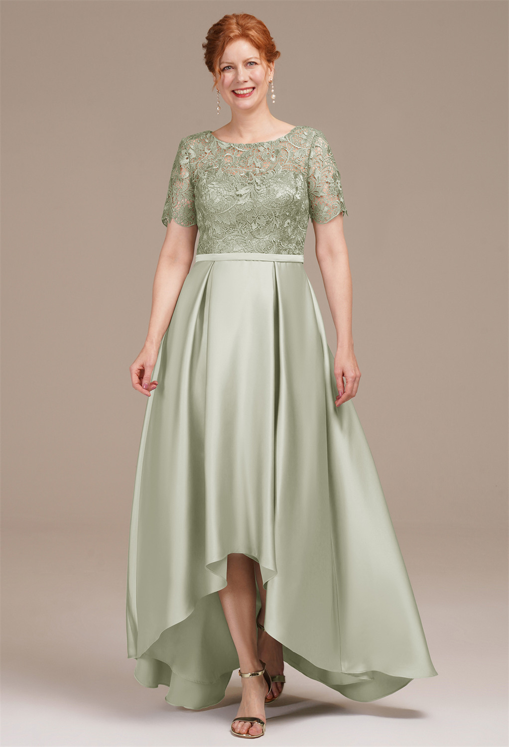 AW Sebastiane Sage Green  Spring Mother of The Bride Dresses