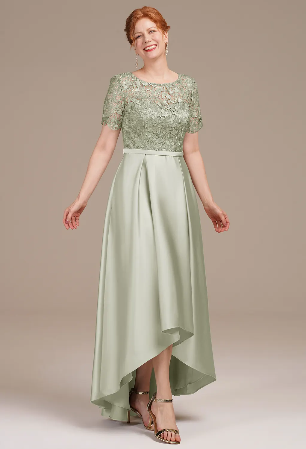 AW Sebastiane Sage Green  Spring Mother of The Bride Dresses