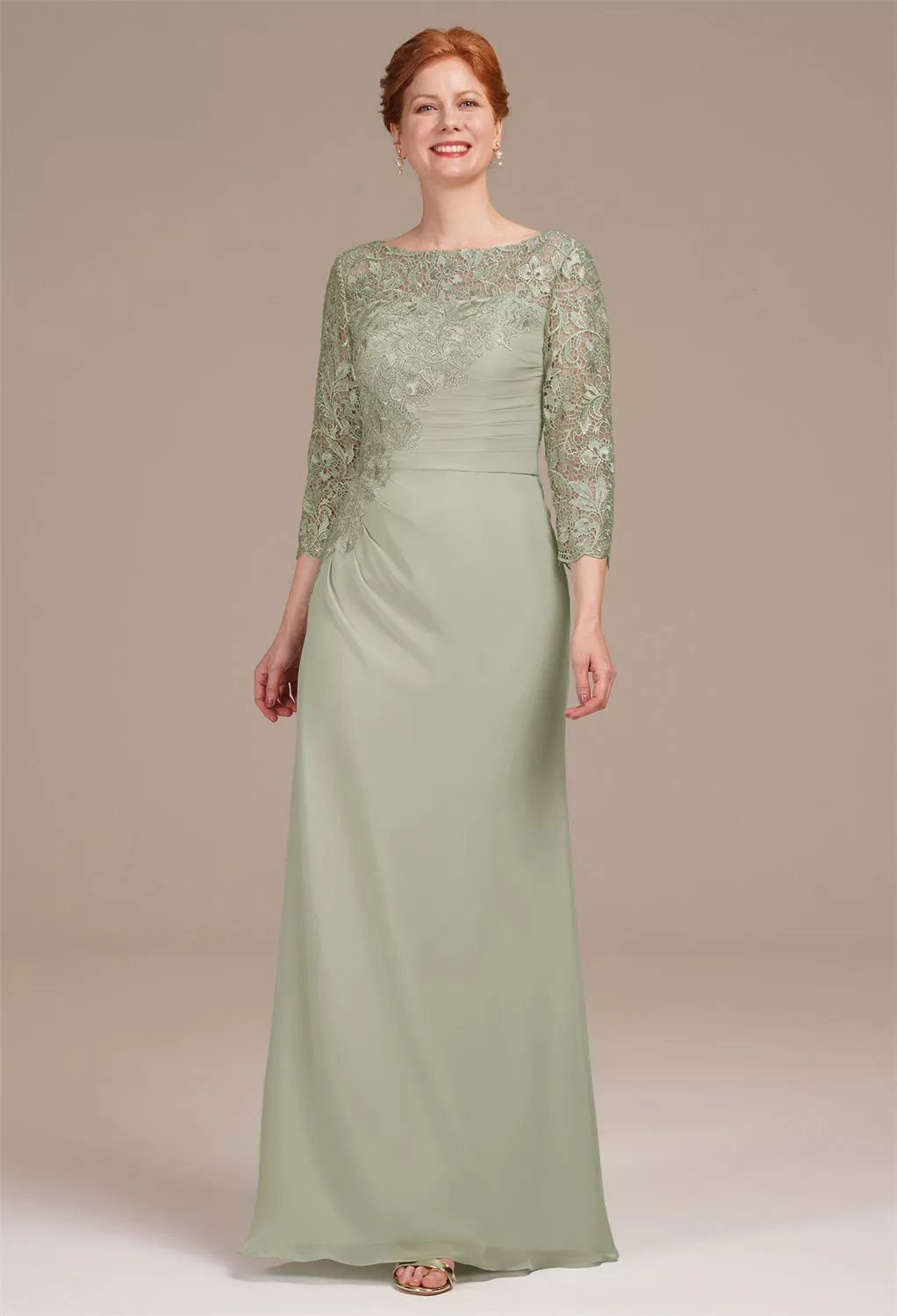 AW Zephyr Sage Green  Mother of the Bride Dresses