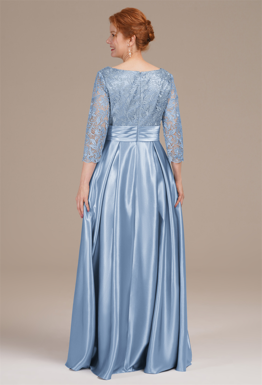 AW Tess Light Dusty Blue  Mother of the Bride Dresses