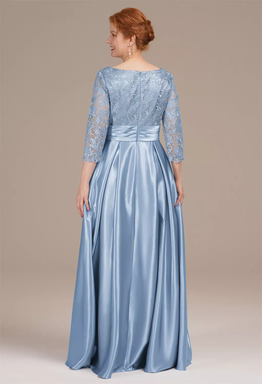 AW Tess Light Dusty Blue  Mother of the Bride Dresses