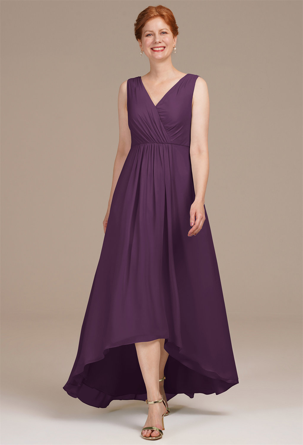 AW Conanima Grape  Spring Mother of The Bride Dresses