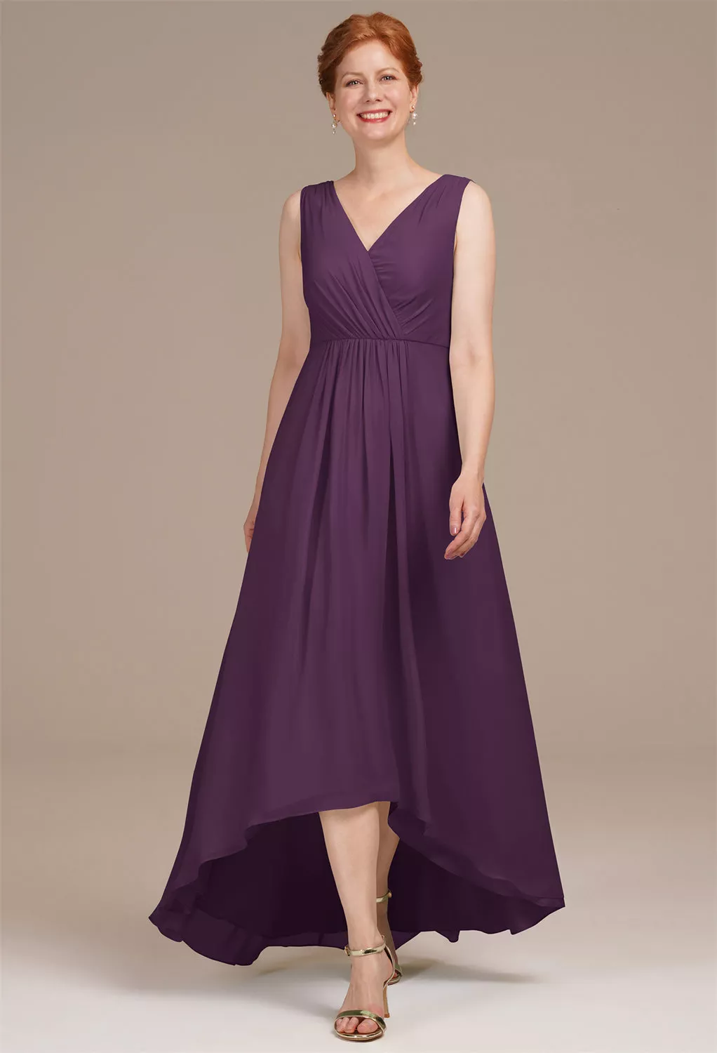 AW Conanima Grape  Spring Mother of The Bride Dresses