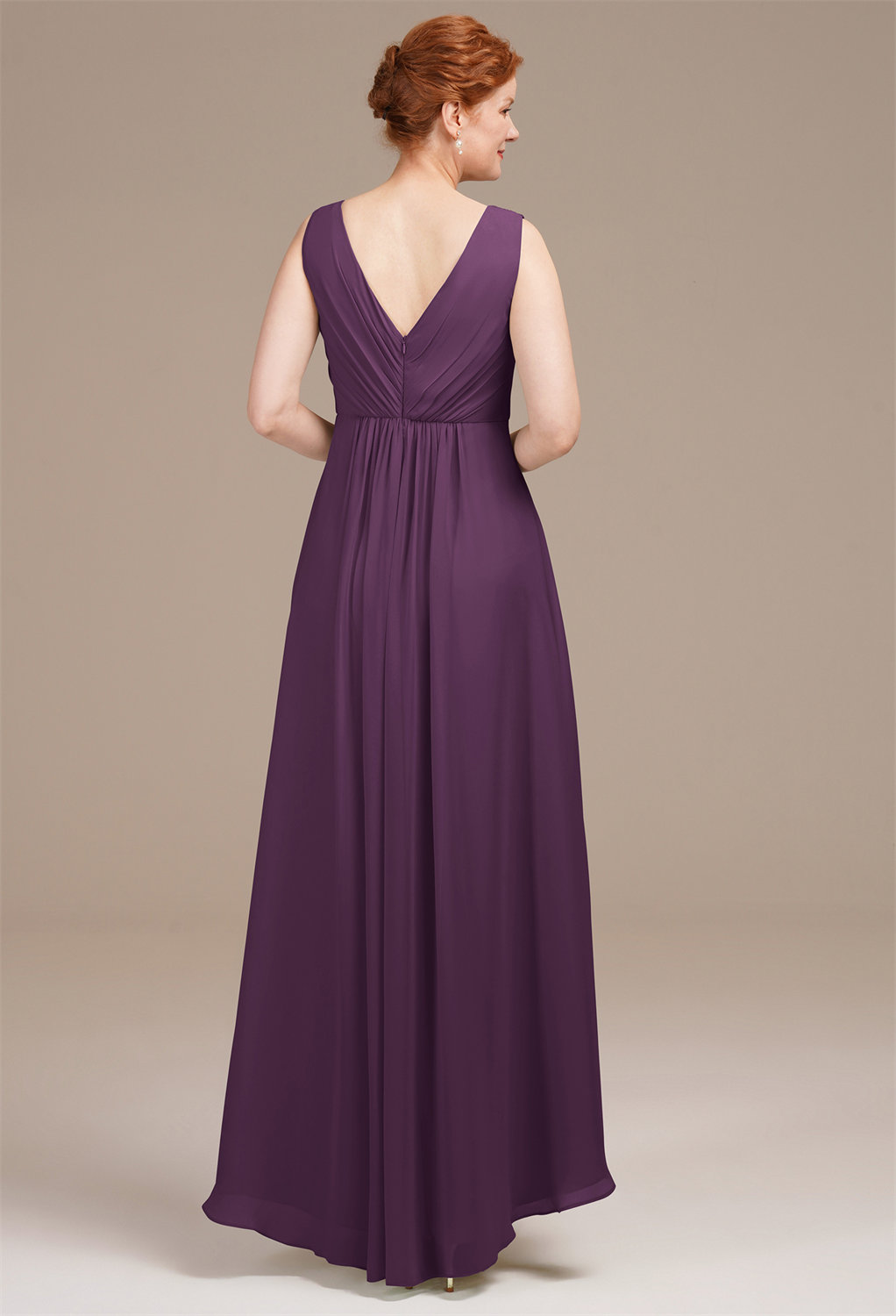 AW Conanima Grape  Spring Mother of The Bride Dresses