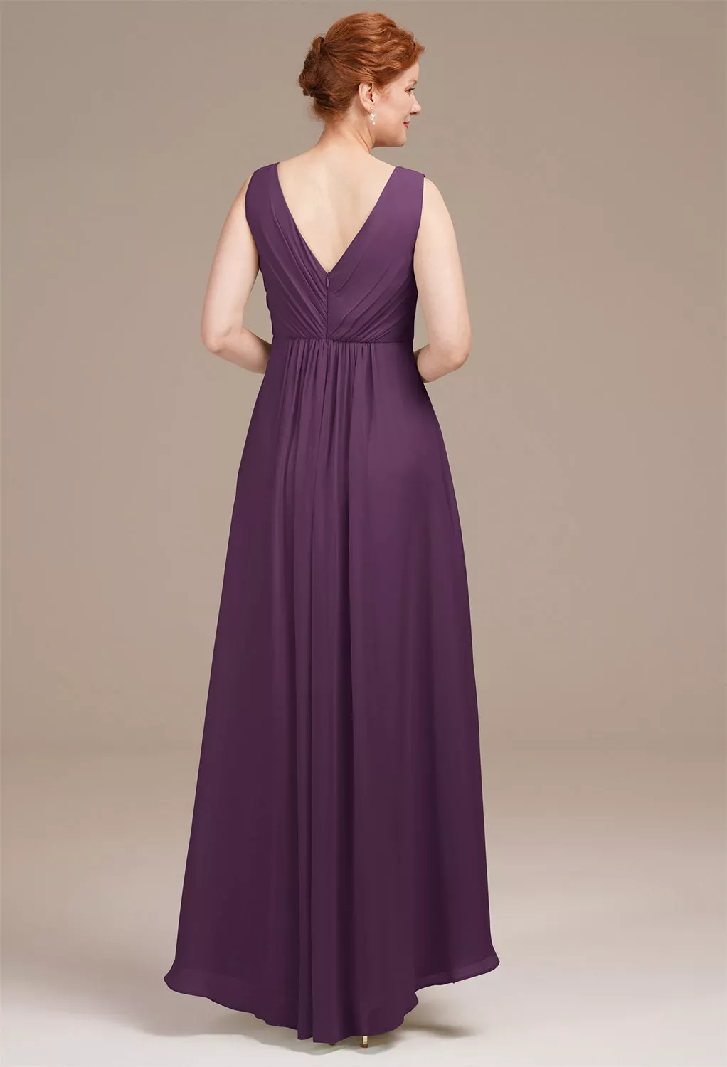 AW Conanima Grape  Spring Mother of The Bride Dresses