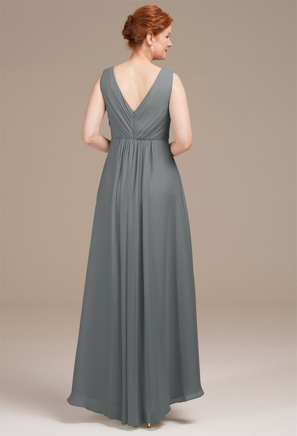 AW Conanima Steel Gray  Spring Mother of The Bride Dresses