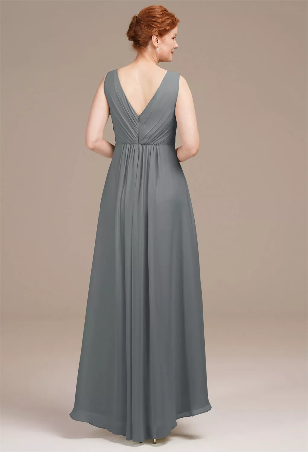 AW Conanima Steel Gray  Spring Mother of The Bride Dresses
