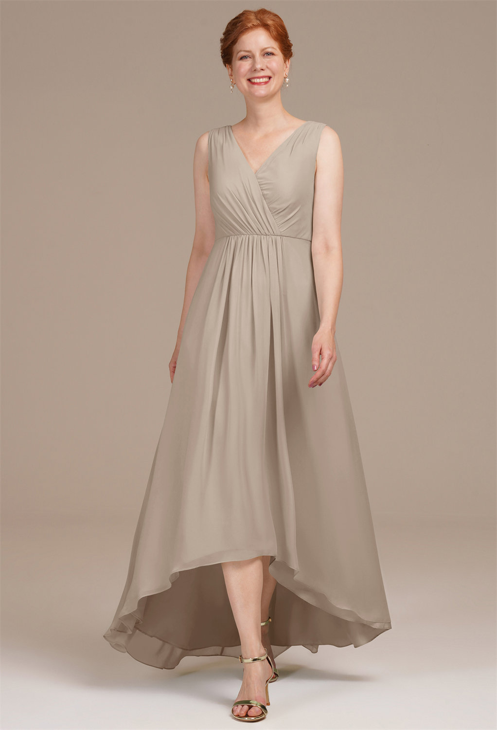 AW Conanima Taupe  Spring Mother of The Bride Dresses