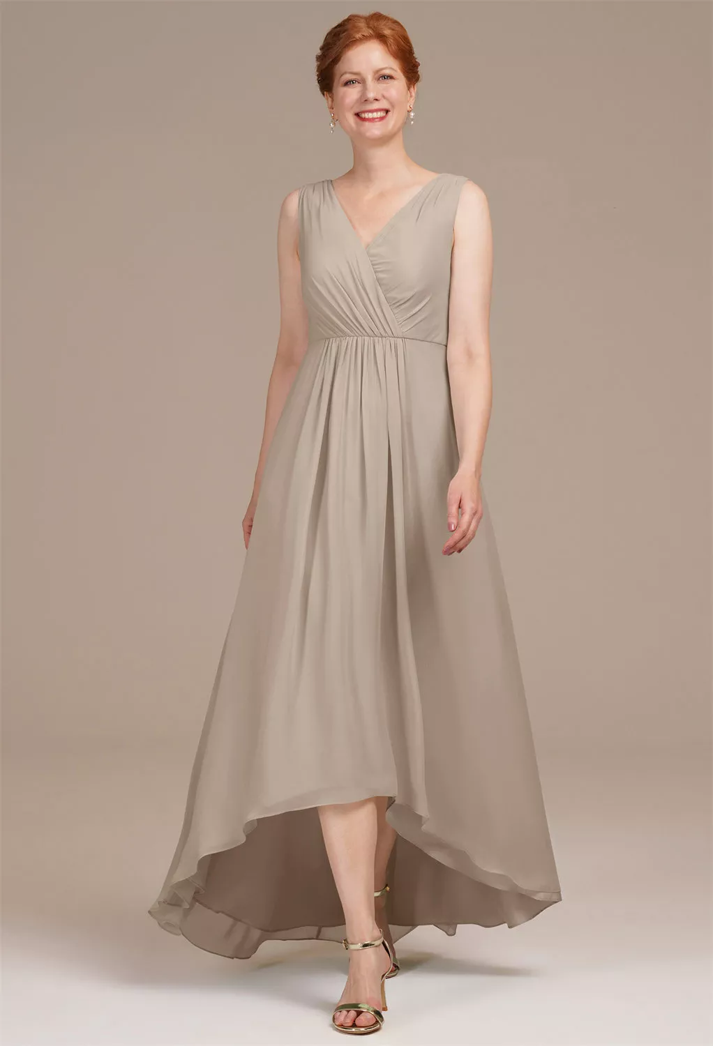 AW Conanima Taupe  Spring Mother of The Bride Dresses