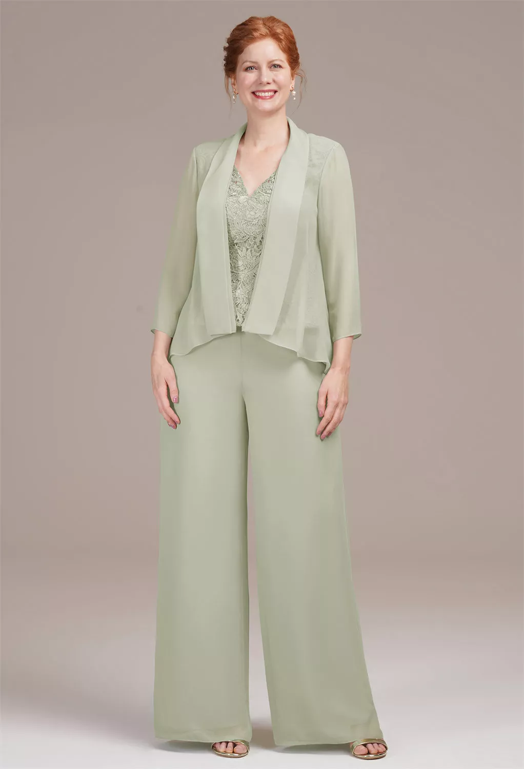 AW Hepzibah Sage Green  Mother of the Bride Dresses