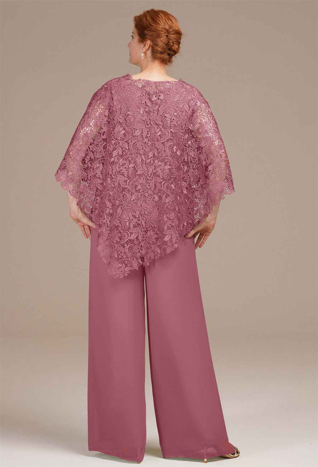 AW Aurora Desert Rose  Mother of The Bride Dresses With Wraps