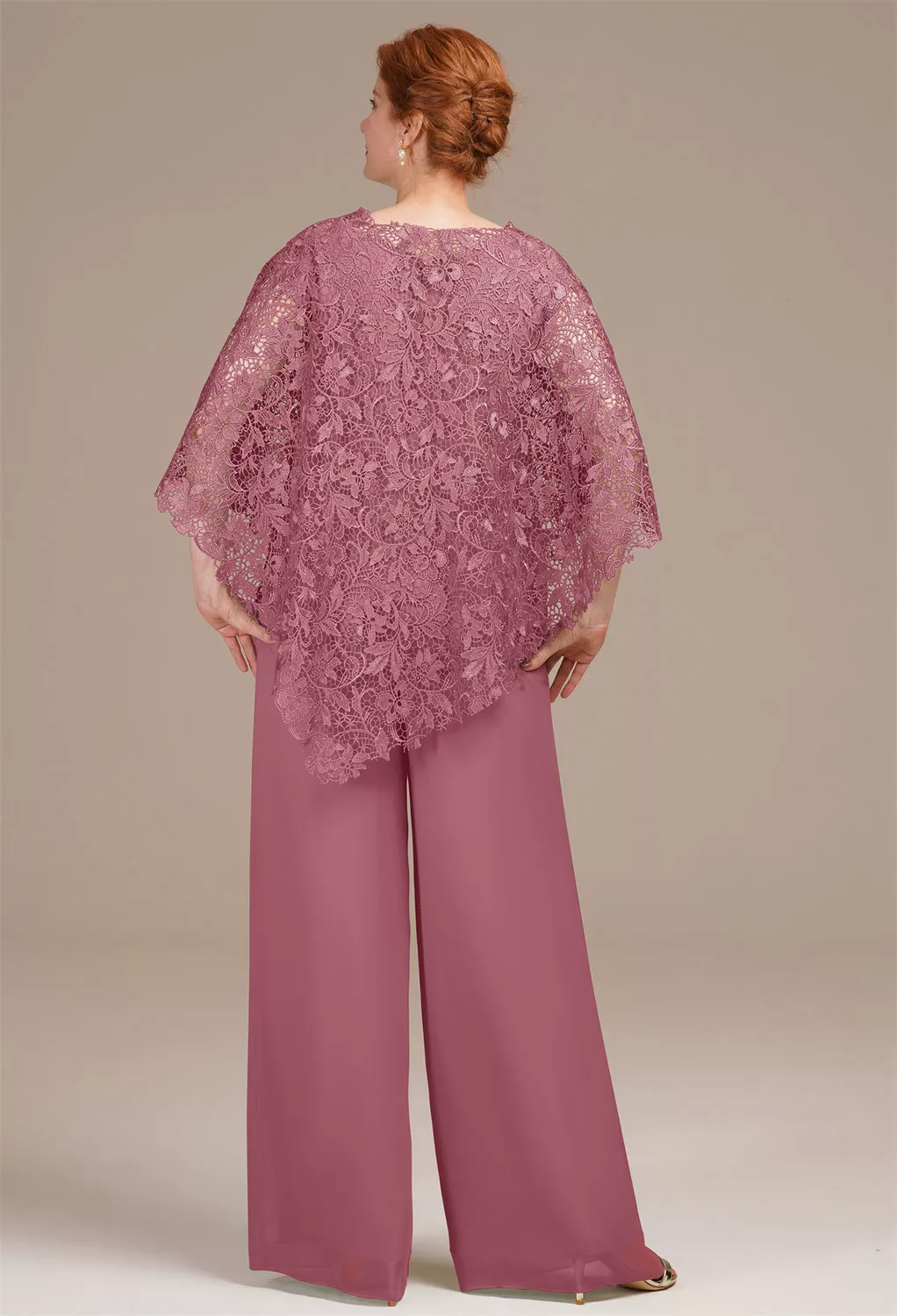 AW Aurora Desert Rose  Mother of The Bride Dresses With Wraps