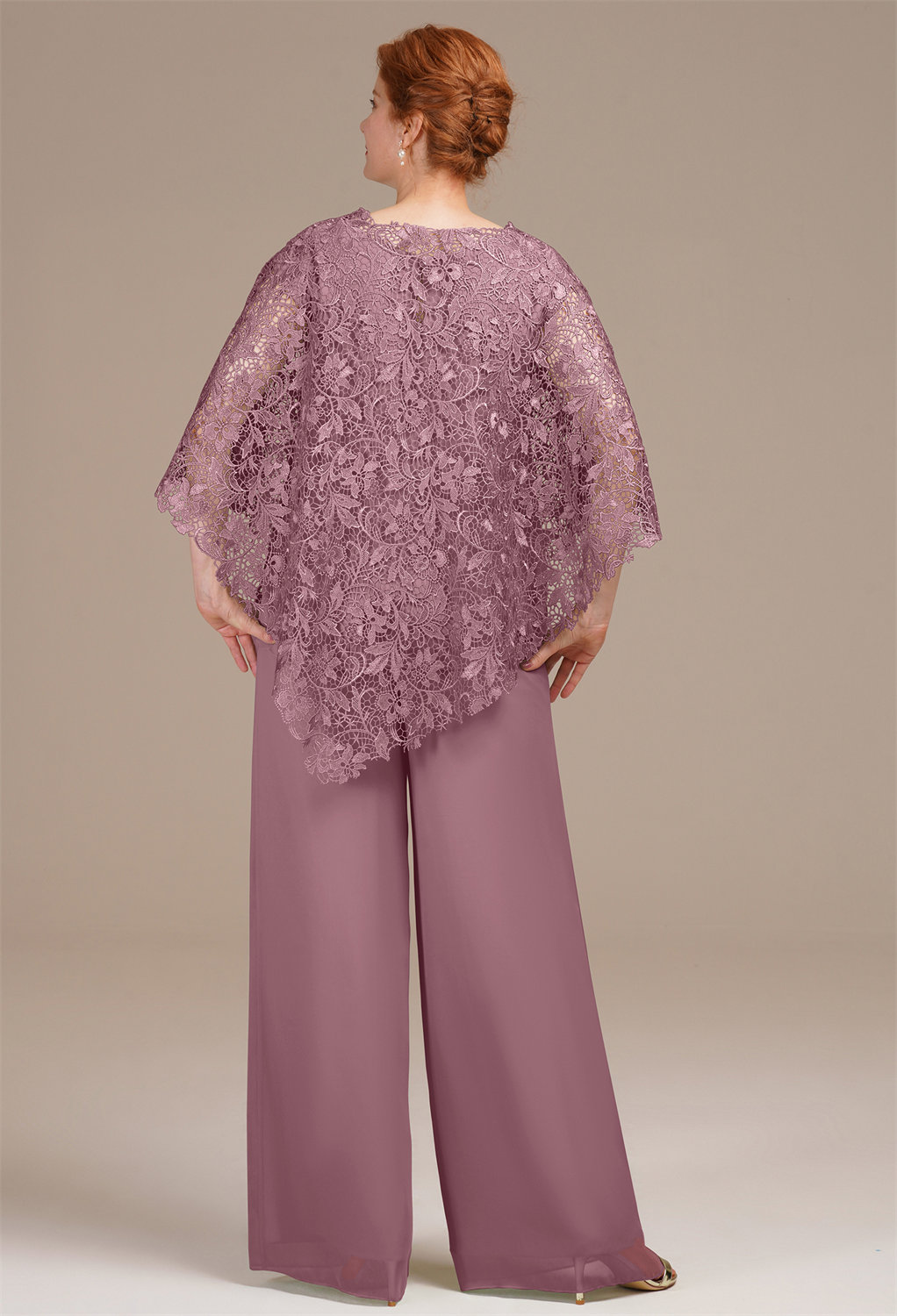AW Aurora Mauve Mist  Mother of The Bride Dresses With Wraps