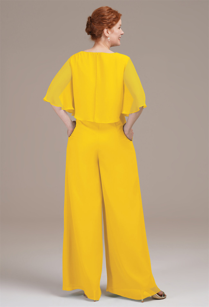 AW Isotherm Mustard Yellow  Mother of the Bride Dresses