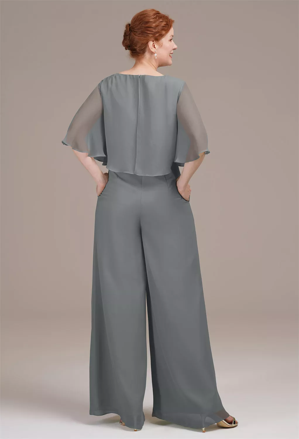 AW Isotherm Steel Gray  Mother of the Bride Dresses