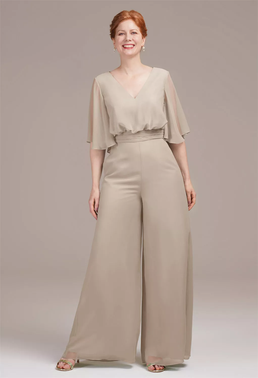 AW Isotherm Taupe  Mother of the Bride Dresses