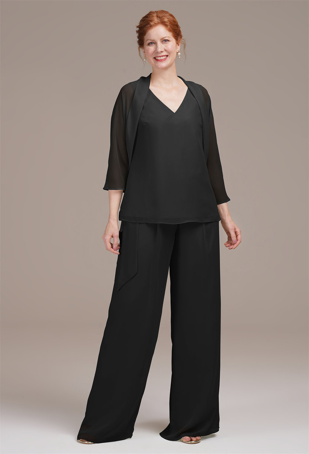 AW Jeremine Black  Mother of the Bride Dresses