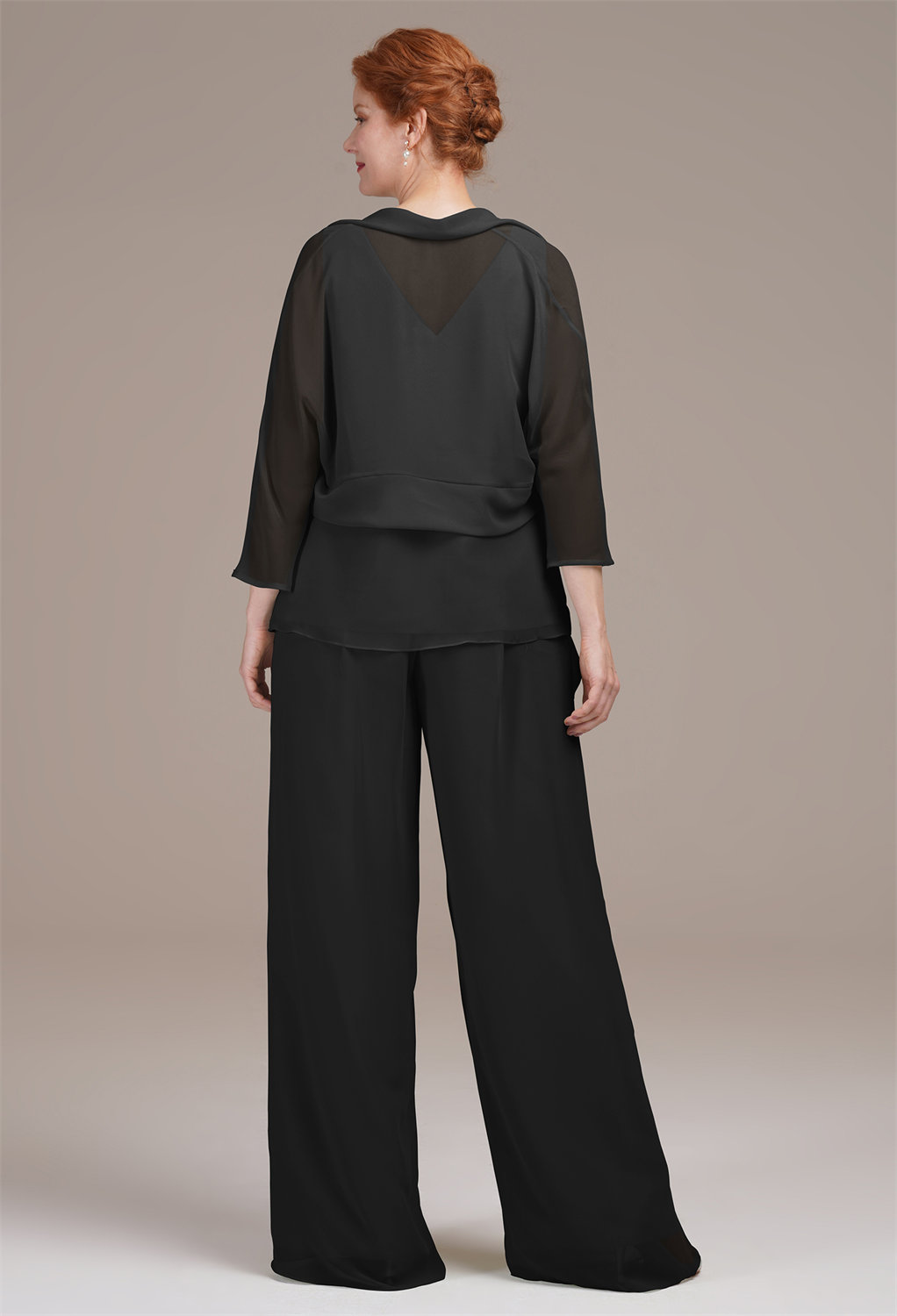 AW Jeremine Black  Mother of the Bride Dresses