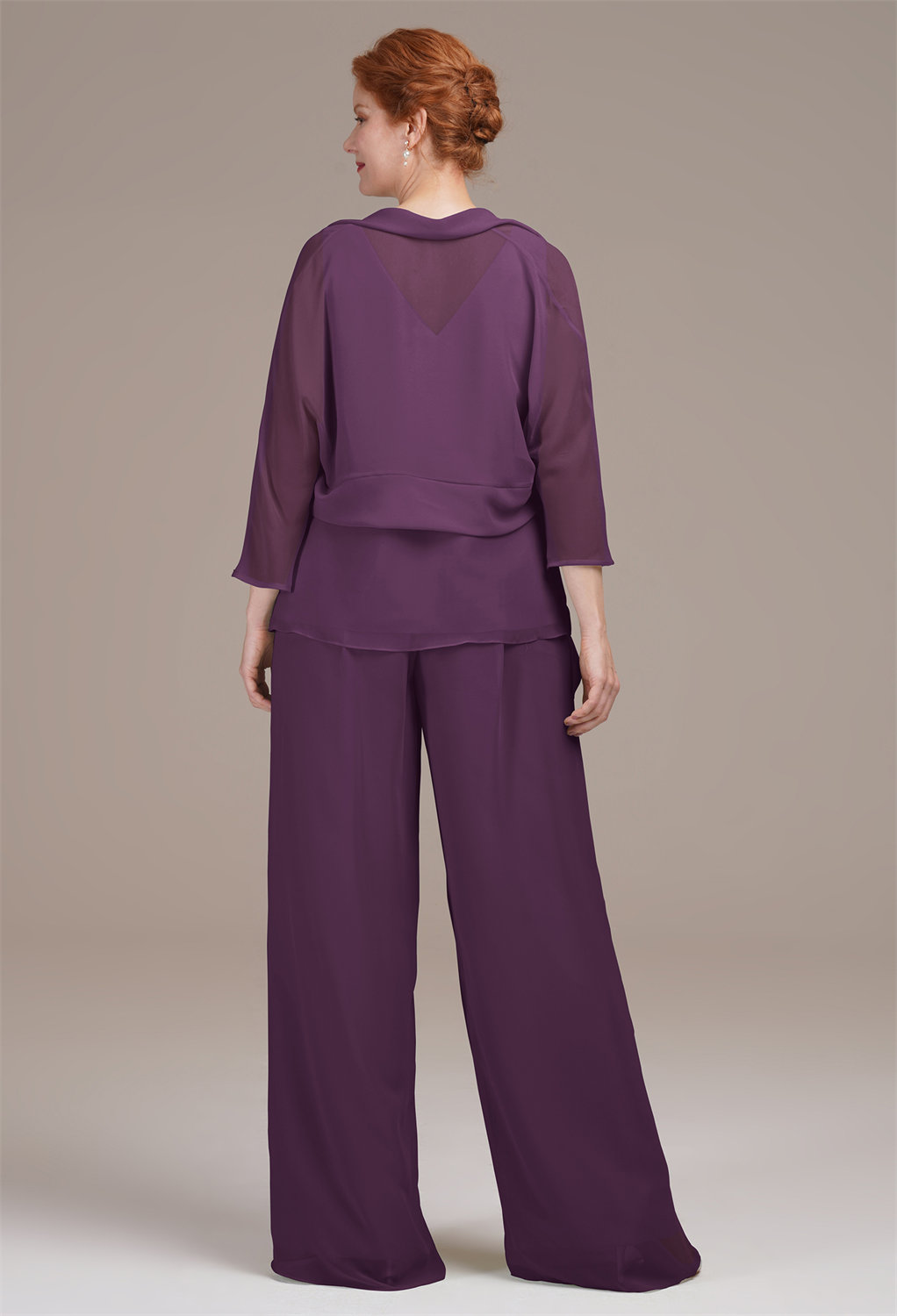 AW Jeremine Grape  Mother of the Bride Dresses