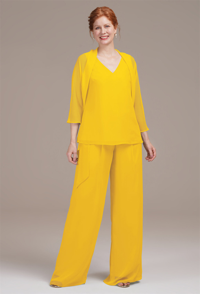 AW Jeremine Mustard Yellow  Mother of the Bride Dresses