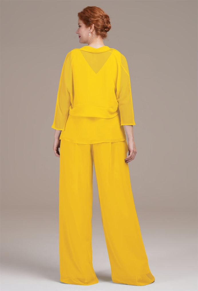 AW Jeremine Mustard Yellow  Mother of the Bride Dresses