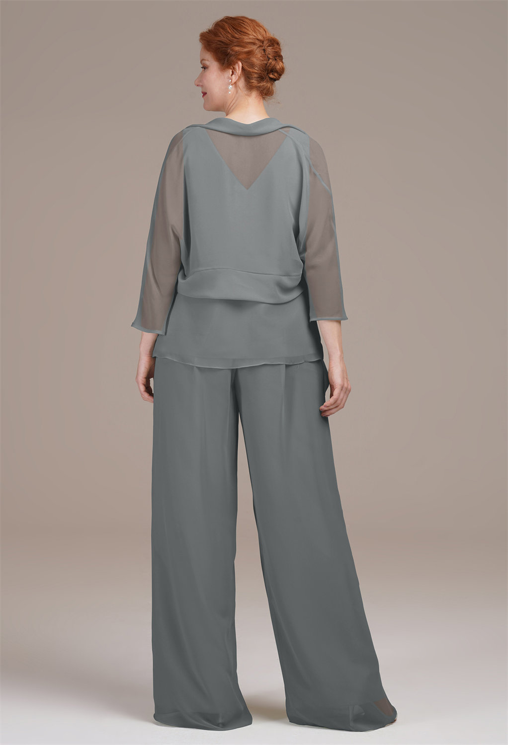 AW Jeremine Steel Gray  Mother of the Bride Dresses