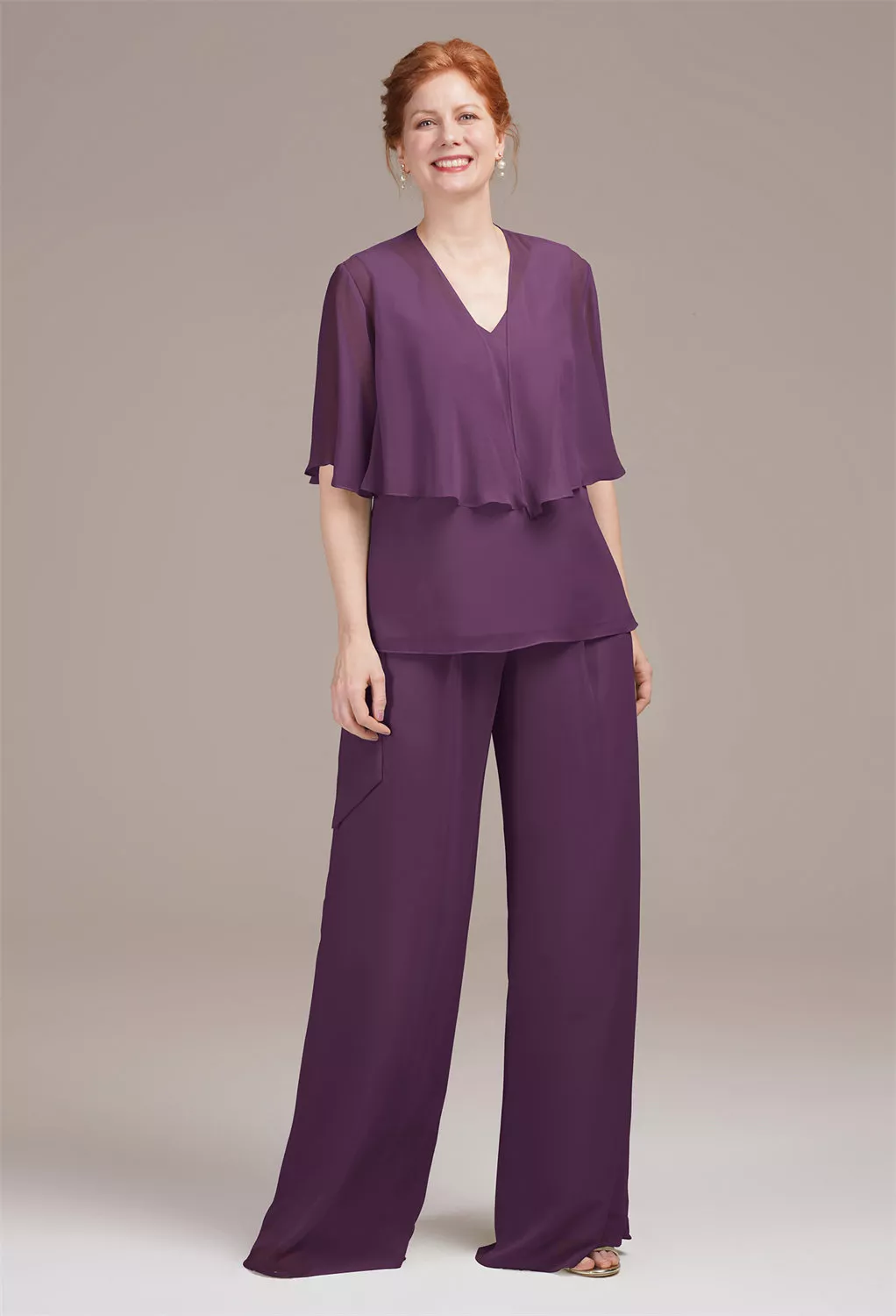 AW Lucilla Grape  Mother of the Bride Dresses