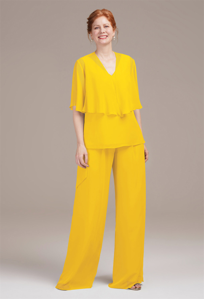 AW Lucilla Mustard Yellow  Mother of the Bride Dresses