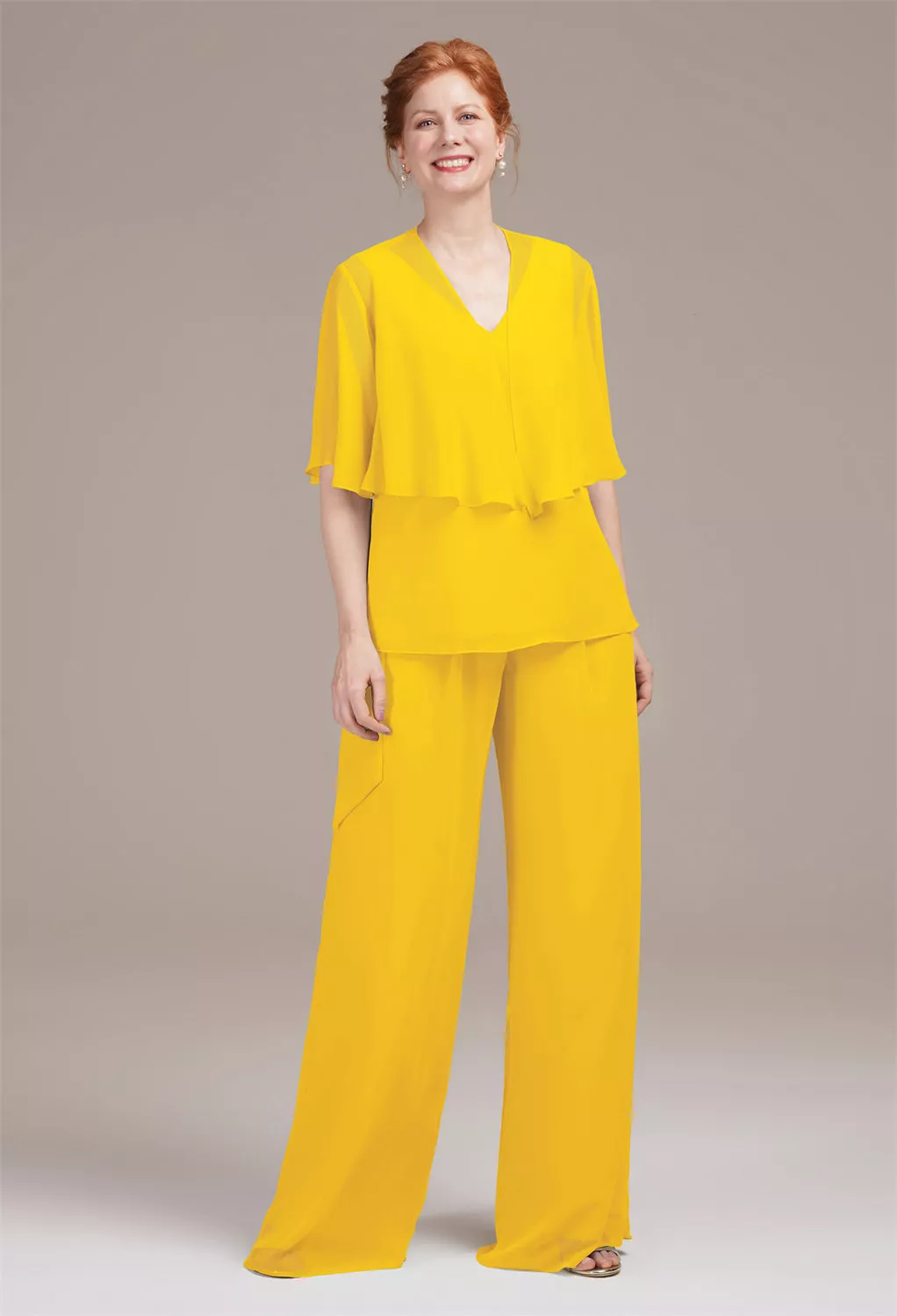 AW Lucilla Mustard Yellow  Mother of the Bride Dresses