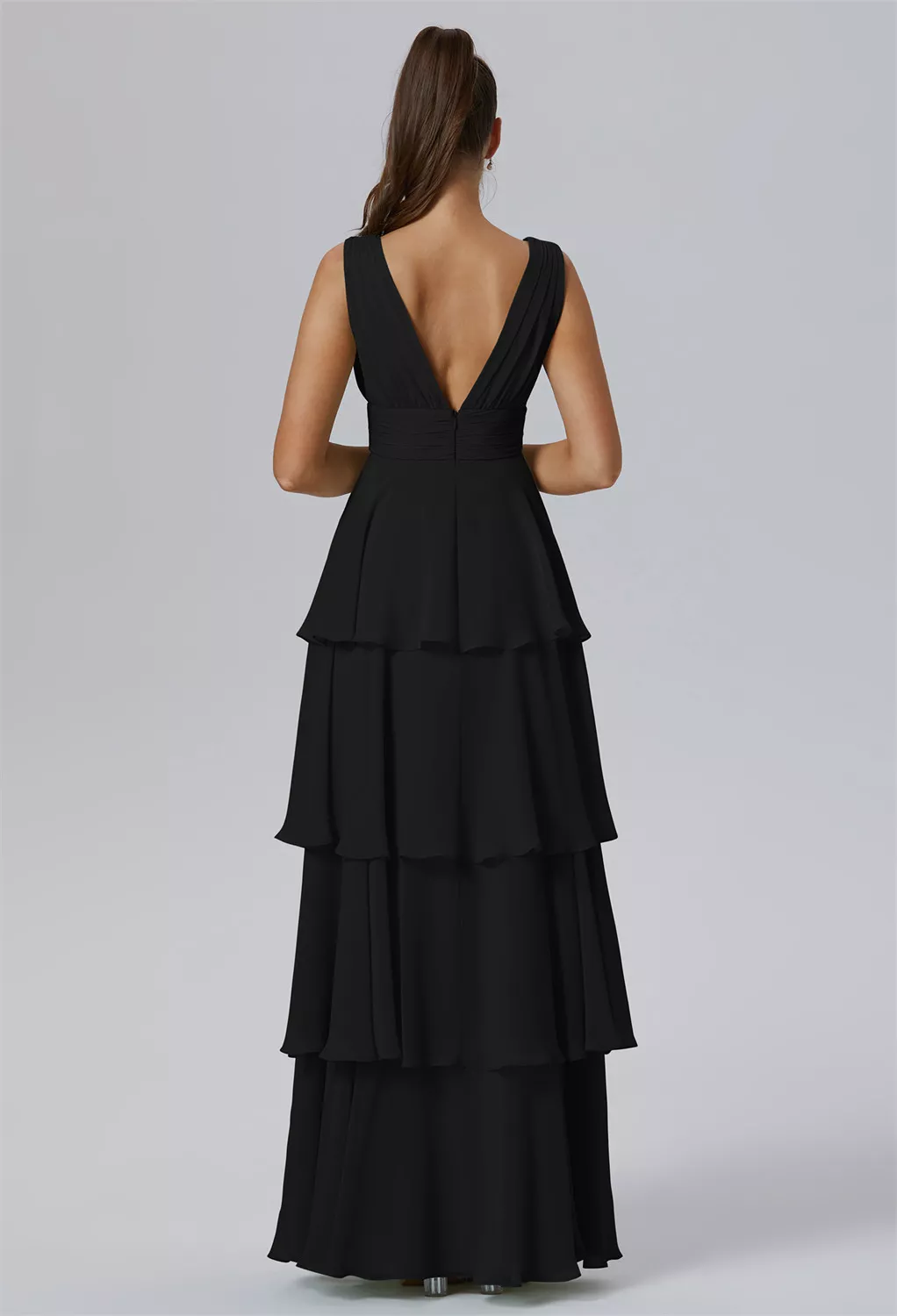 AW Amabel Black  Maternity Bridesmaid Dresses