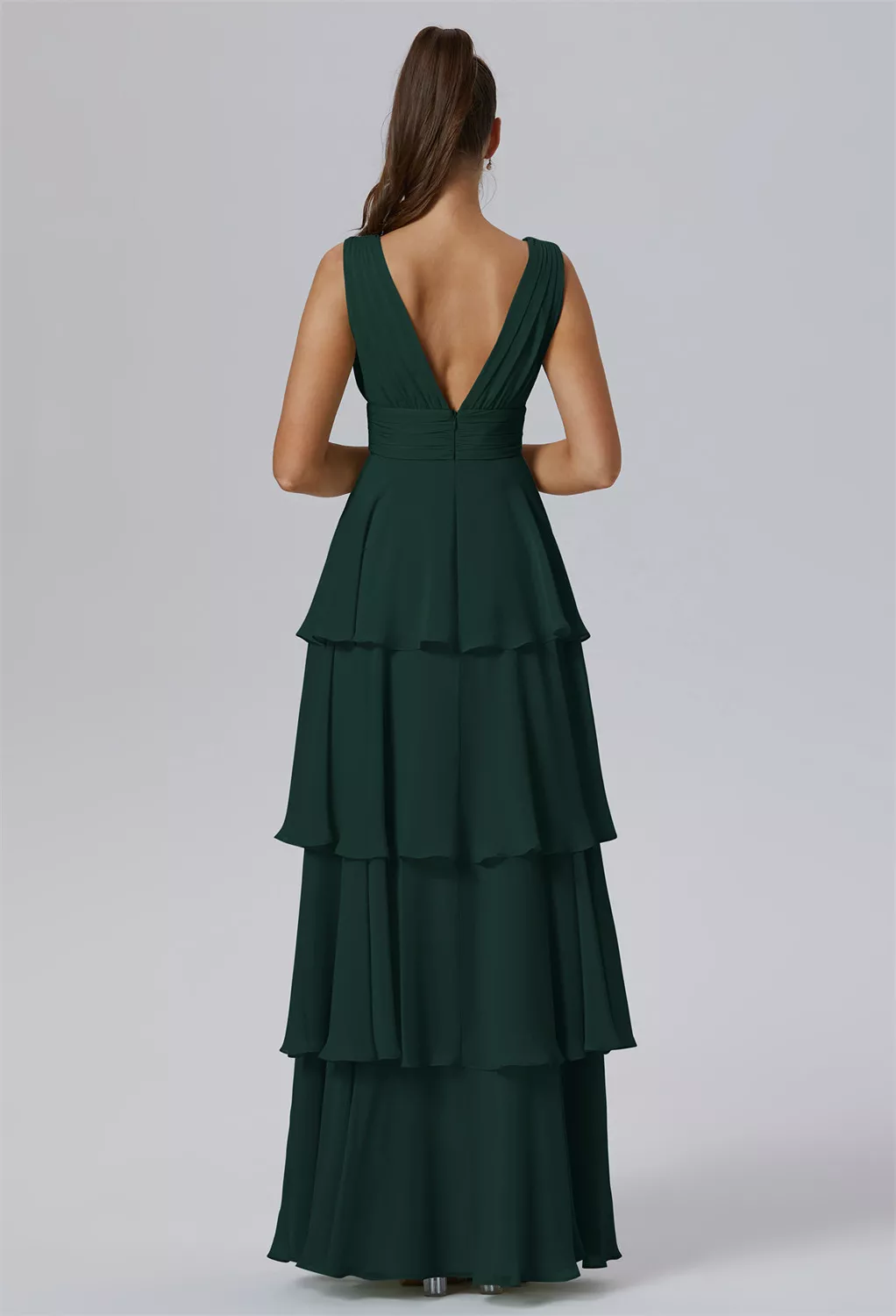 AW Amabel Dark Emerald  Maternity Bridesmaid Dresses