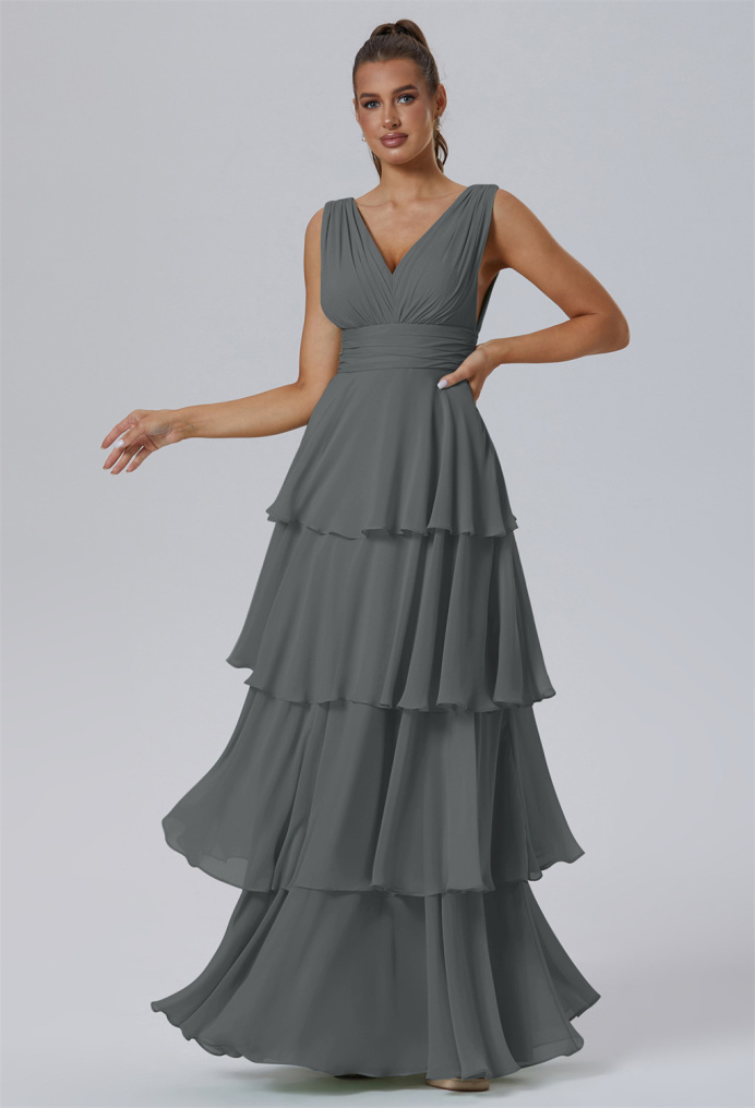 AW Amabel Steel Gray  Formal Dresses