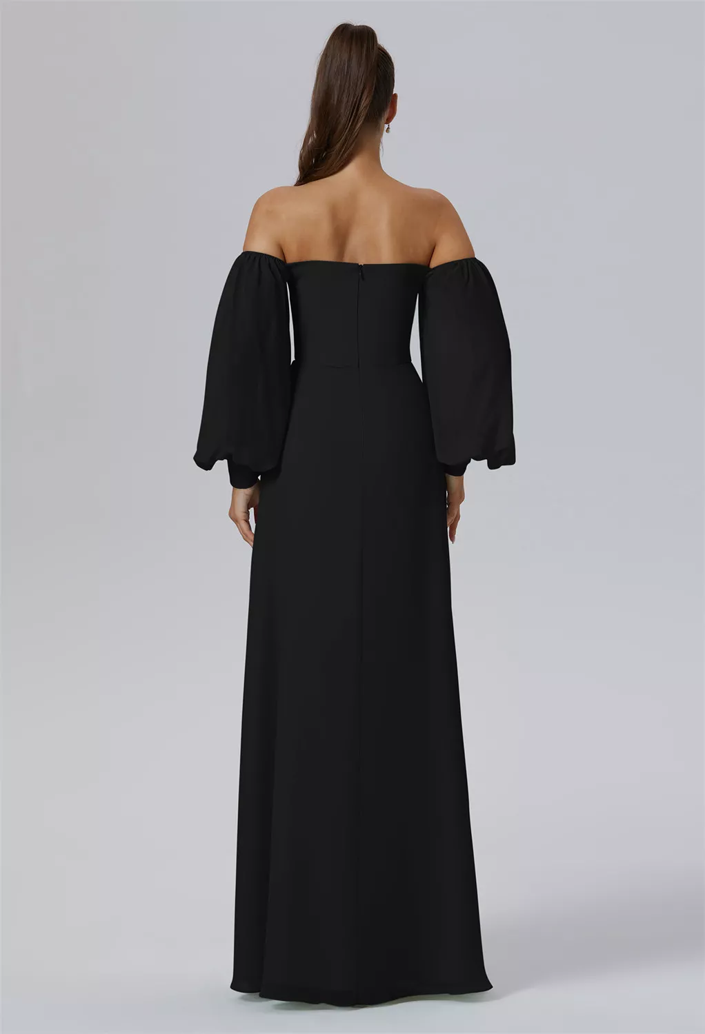 AW Demeter Black  Wedding Guest Dresses