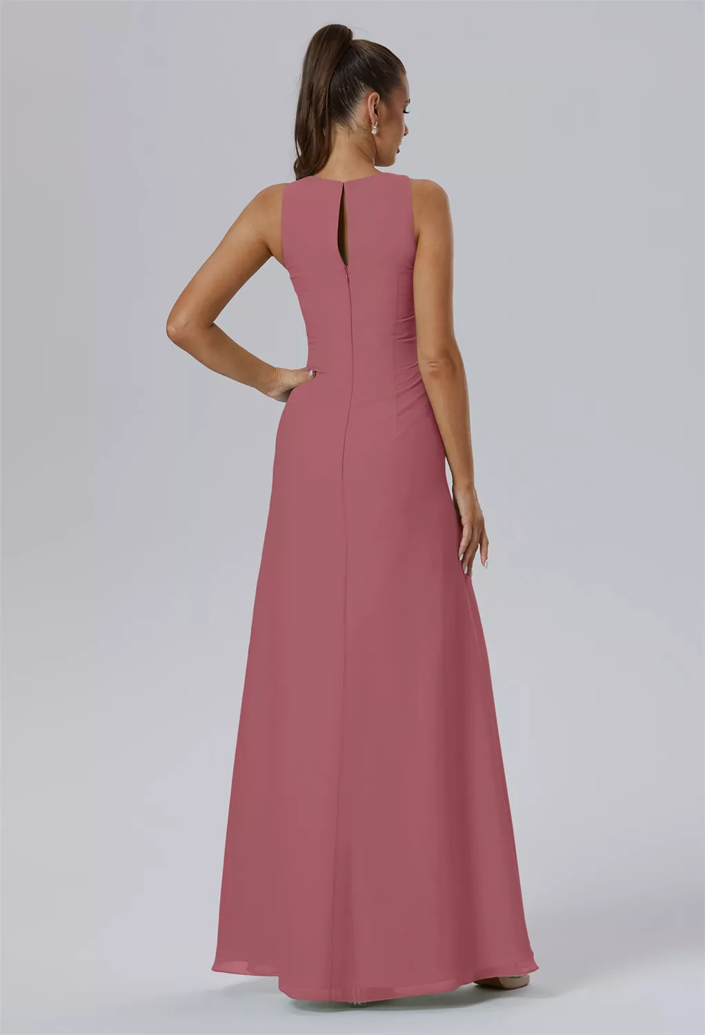 AW Catheryn Desert Rose  Fall Wedding Guest Dresses