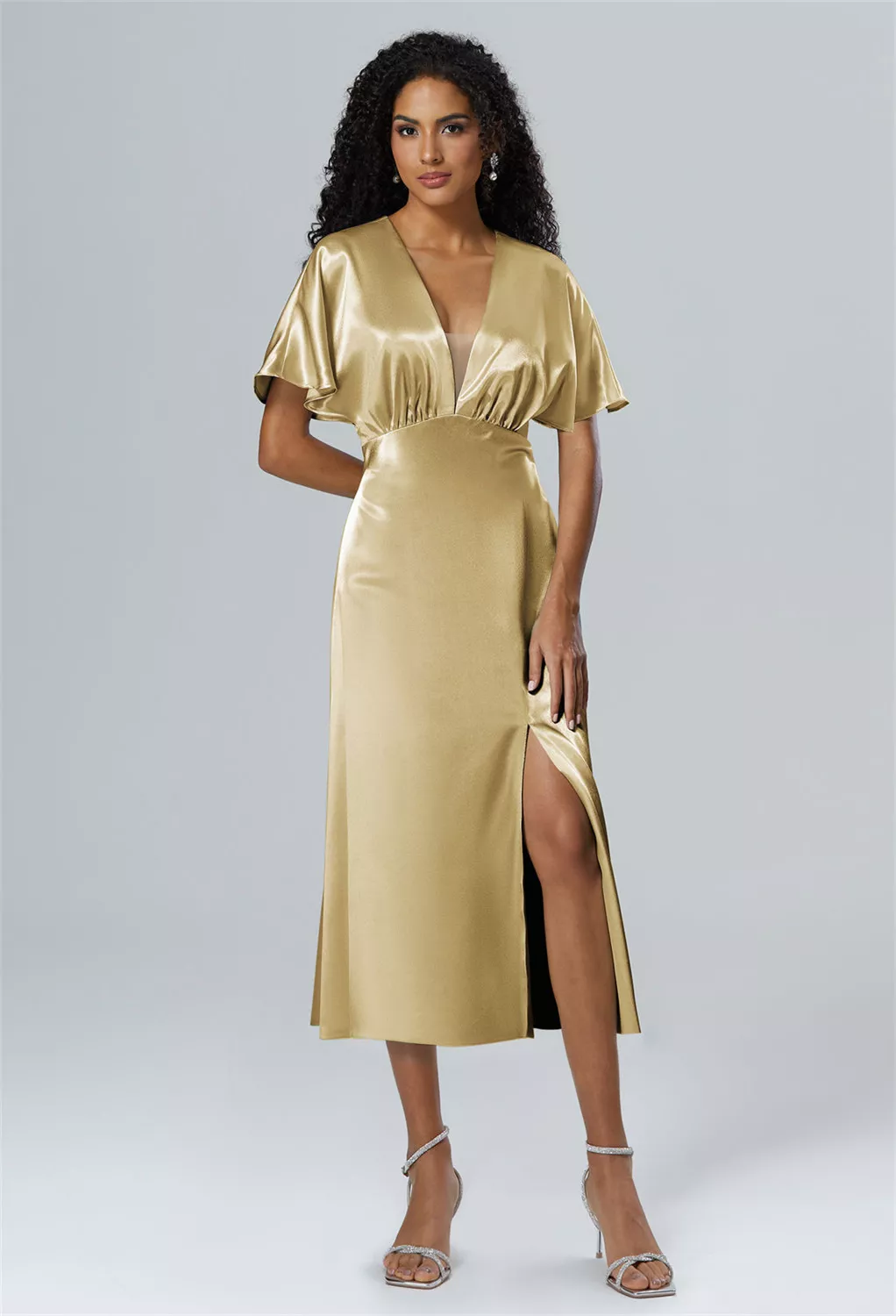 AW Fuu Light Gold  Wedding Guest Dresses