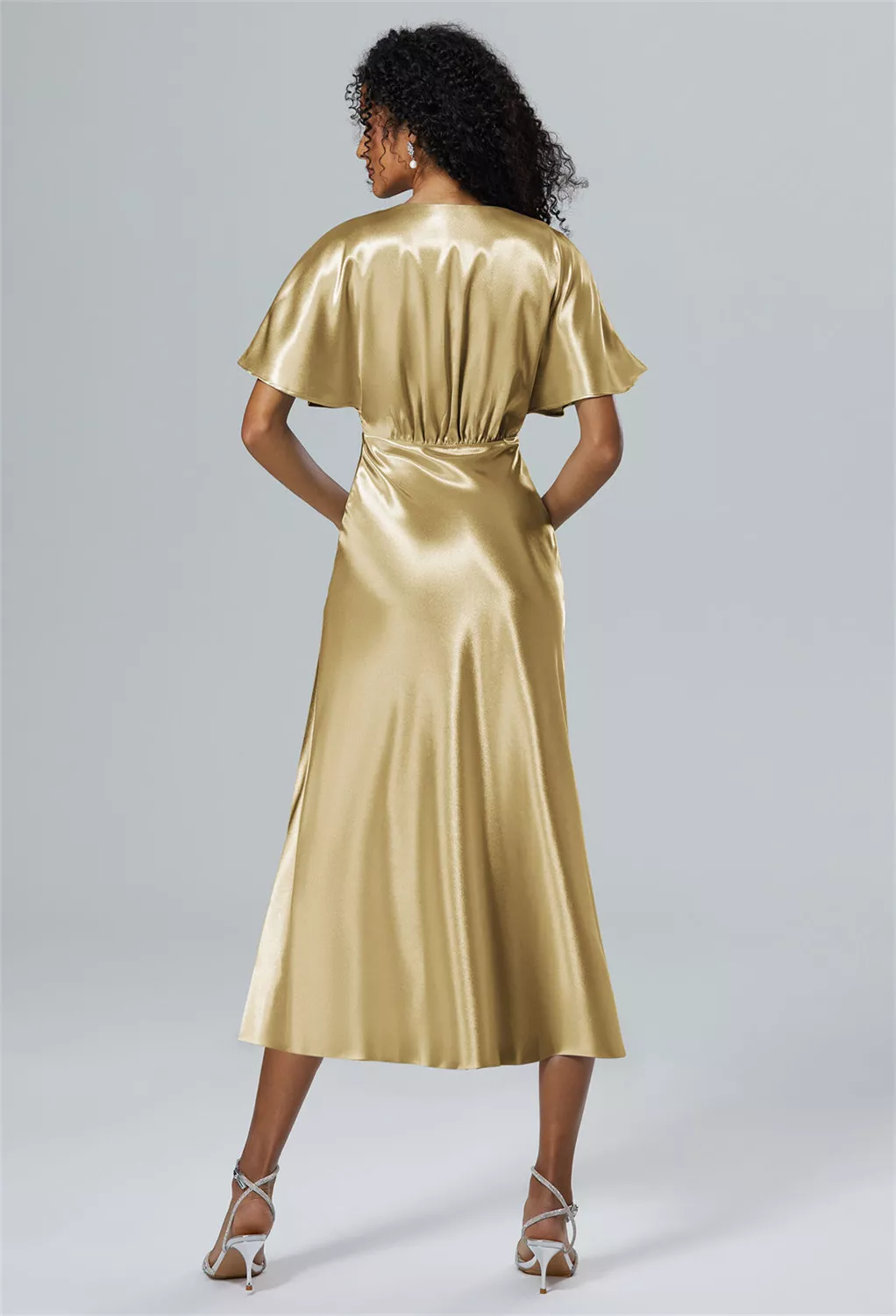 AW Fuu Light Gold  Wedding Guest Dresses
