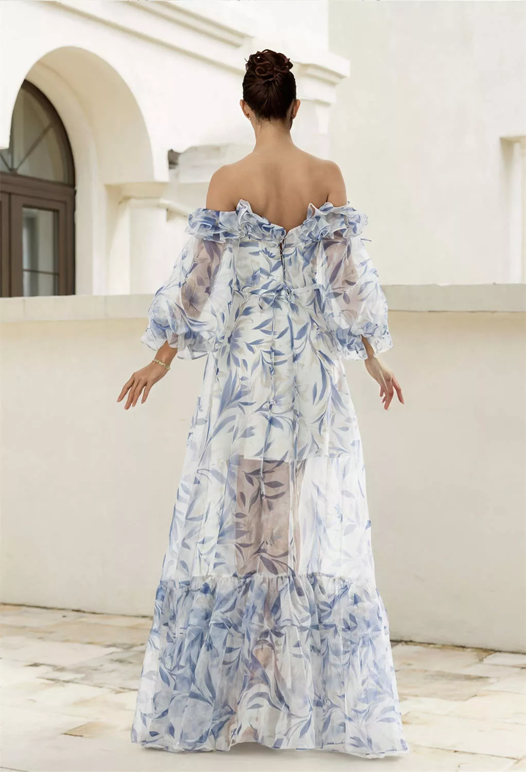 AW Alivia Blue Shadow  Dresses